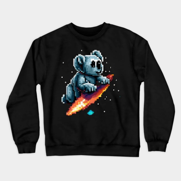 Koala Crewneck Sweatshirt by Pixel-Eye